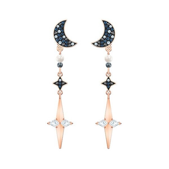 Swarovski Jewelry - Swarovski Earrings Moon and Stars